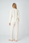 Mirano 3112 Waffle Soft Fabric Rose Patterned Winter Home Women's Pajama Set - 5