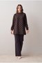 Soft Textured Polka Dot Detailed Sweatshirt