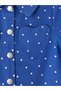 Rmz Gi̇yi̇m Farkiyla Shirt Roba Collar Polka Dot Girls' Dress - 3