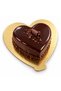 Gold Heart Cake Base 11 cm 50 Pieces - 3