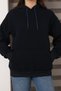 Women's Cotton Oversize Hooded Sweatshirt Hoodie - 4