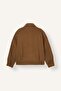 Regular Fit Polo Collar Lined Zippered Cashmere Coat H2629Ax26Au - 6