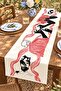 Abstract Woman and Fish Patterned Runner / Tablecloth / Placemat - 3
