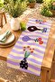 Simple Drawing Vases Patterned Runner / Tablecloth / Placemat - 2