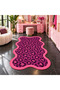 Auraplus Pink Leopard Pattern Woven Base Decorative Carpet Auraplus131 - 2