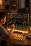 Illuminated Drawing and Painting Board Neon Lighted Educational Board with 7 Pens as a Gift Lwb-01 - 5