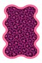 Auraplus Pink Leopard Pattern Woven Base Decorative Carpet Auraplus131 - 3