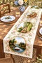 Framed Village Scenery Patterned Runner / Tablecloth / Placemat - 3
