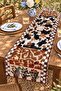 African Silhouette Animals Patterned Runner/Tablecloth/Placemat - 3