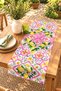 Pink Striped Lemons Patterned Runner / Tablecloth / Placemat - 2