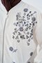 Women's Stone Embroidered Zipper Jacket White - 5