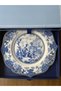 Porcelain Serving Plate Set of 2 28 cm Blue Garden - 5