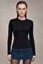 Women's Long Sleeve Crew Neck Basic Blouse