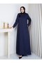 Medium Thickness, Unlined, Stylish Quality Full-Length Winter Seasonal Coat with Embroidery and Stone Details - 4