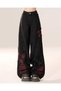 Butterfly Streetwear Baggy Black Jean's Pants - 4