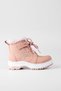 Girl's Glittery Star Detailed Winter Boots with Fur Inside - 2