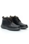 Genuine Leather Lace-Up Black Men's Boots - Flex255221 - 2