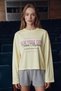 100% Cotton New York City Printed Long Sleeve Basic Sweatshirt - Two Yarns Without Piping - 2