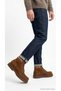 Men's Brown Lace-Up Casual Boots Thick Sole Daily Winter High Ankle Shoes Alaro - 5