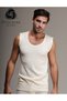 Men's Interlock Wide Strap Wool Undershirt Hsy-104 - 2