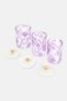 3 Pieces Glass Jar 500 ml Set, Multicolor - 2