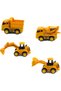 Truck, Excavator, Dozer, Concrete Mixer, 4-Piece Toy Car Construction Site Set - 4