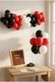 Pirate Themed Birthday Decoration Deluxe Set Coffee Felt Letter Board Stand Balloon Chain 7-Piece Transparent Balloon Stand