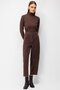 Stitched Detailed Wide Leg Trousers 16107