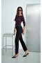 Straight Cut Belted Denim Trousers - 2