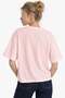 Star Printed Crop T-Shirt with Foil and Stone Detail - 4