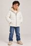Children's Unisex Water and Windproof Fur-Lined Hooded Inflatable Coat - 3