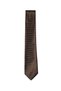 Black Striped Thin Brown Tie – 7 cm Wide - 7
