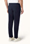 Men's Regular Fit Hooded Reversible Zippered Elastic Waist Navy Blue Tracksuit Set - 3