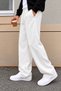 Men's Oversize Baggy Fit Sweatpants 100% Cotton 3 Thread Threaded Wide Leg Comfortable Cut - 3