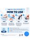 6 Piece Set Vacuum Storage Bags with Hand Pump, Space Saving Compression Bags for Clothes, Blankets & Bedding, 40x60cm, 50x70cm & 60x80cm - 3