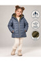 Children's Unisex Water and Windproof Fur-Lined Hooded Inflatable Coat - 2