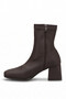 26Bk119.101C Women's Heeled Boots Brown - 3