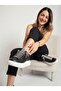 Silverhaven Premium Daily Lace-Up Orthopedic Stone Women's Sneaker Black White - 3