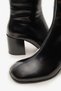 Matilda Black Shiny Leather Heeled Boots - 4