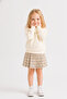 Girl's daisy print sweatshirt