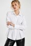 Waist-Tied Pleated Detailed Poplin Shirt - 3