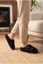 Women's Brown Plush Teddy Bear Figured House Slippers Silent Thick Sole - 3