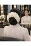 XXL Double Large Bun Hairpin and Inner Hairnet "90*90" Bridal Hairpin, Bridal Scarf, Bridal Accessories - 2
