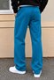 Men's Oversize Baggy Fit Sweatpants 100% Cotton 3 Thread Threaded Wide Leg Comfortable Cut - 4