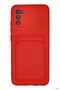 Concepta Newface Galaxy A02S Case Kelvin Silicone with Business Card Holder (133606) - Red