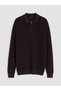 Esvab • Modern & Distinctive Devrik Roba Collar Men's Knitwear Sweater - 5