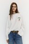 Gilda grafikli oversize tişört
