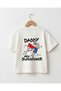 My Dad Is My Superpower Front Back Printed Children's Oversize T-Shirt Cotton Unisex - 4