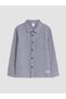 Esvab • Modern & Distinctive Checkered Embroidered Boys' Shirt - 2