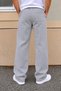 Men's Oversize Baggy Fit Sweatpants 100% Cotton 3 Thread Threaded Wide Leg Comfortable Cut - 4